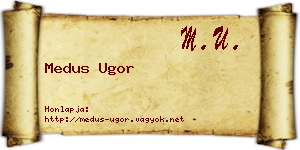 Medus Ugor névjegykártya